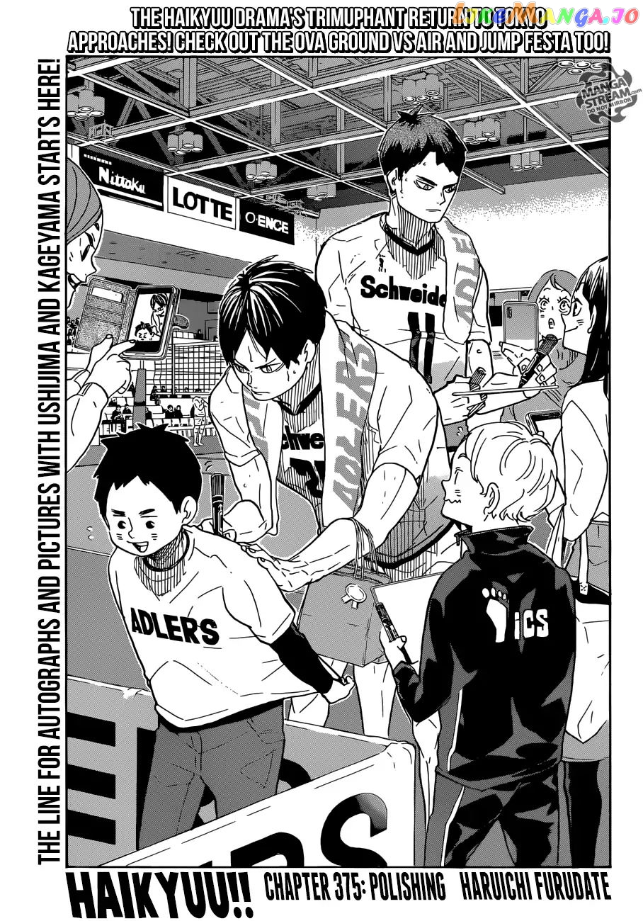 Haikyuu!!, Chapter 375 image 01